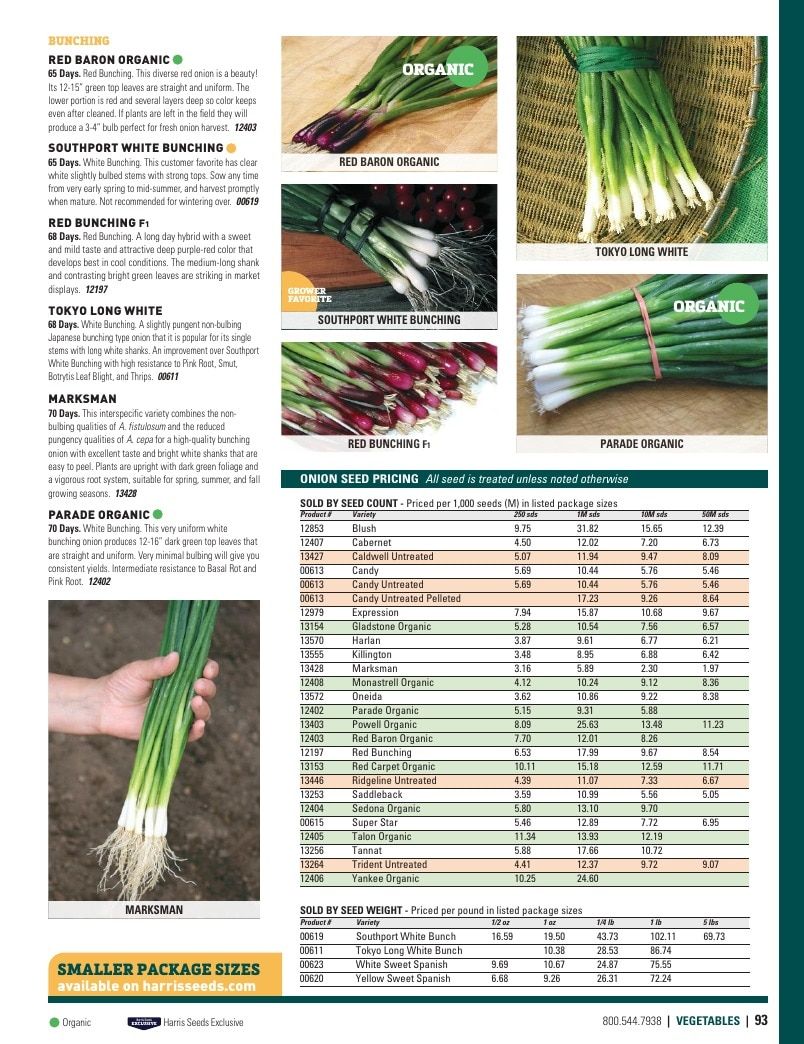 Harris Seeds Vegetable and Cut Flower Catalog Weekly Ad January 1 - December 31, 2026