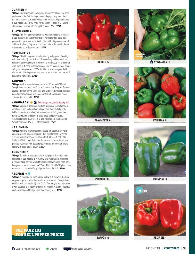 Harris Seeds Vegetable and Cut Flower Catalog Weekly Ad January 1 - December 31, 2026