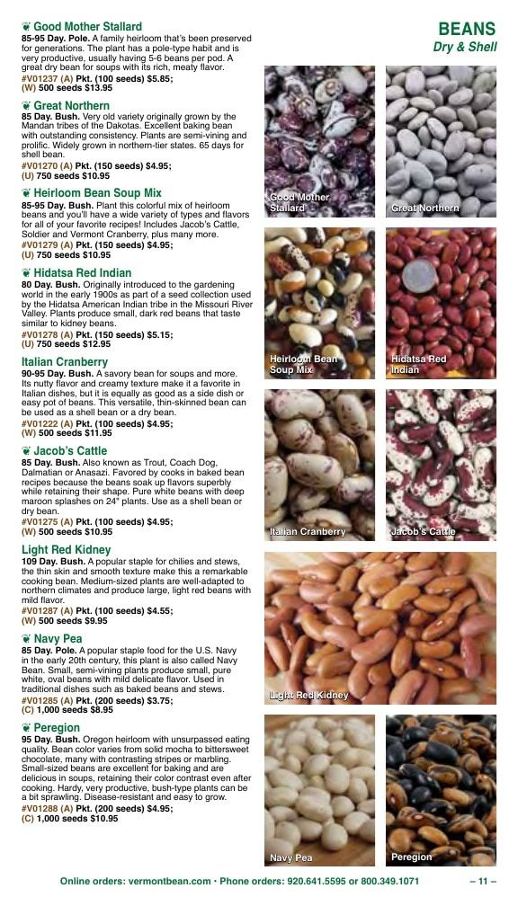 Vermont Bean Annual Catalog Weekly Ad January 1 - December 31, 2026