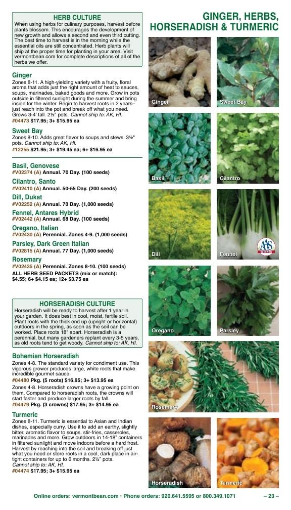 Vermont Bean Annual Catalog Weekly Ad January 1 - December 31, 2026