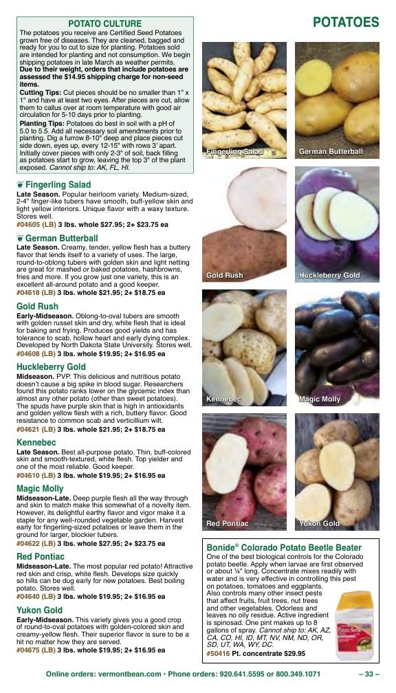 Vermont Bean Annual Catalog Weekly Ad January 1 - December 31, 2026