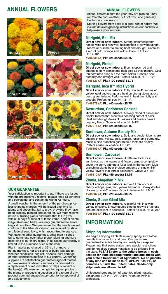 Vermont Bean Annual Catalog Weekly Ad January 1 - December 31, 2026
