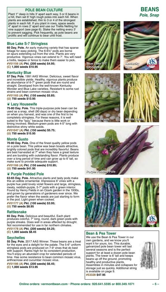 Vermont Bean Annual Catalog Weekly Ad January 1 - December 31, 2026
