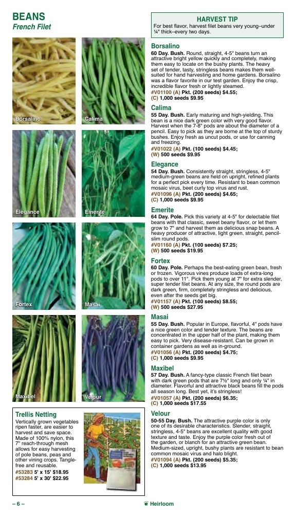 Vermont Bean Annual Catalog Weekly Ad January 1 - December 31, 2026