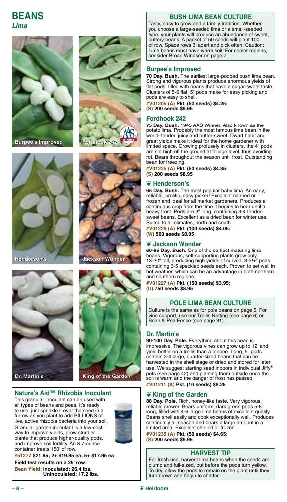 Vermont Bean Annual Catalog Weekly Ad January 1 - December 31, 2026