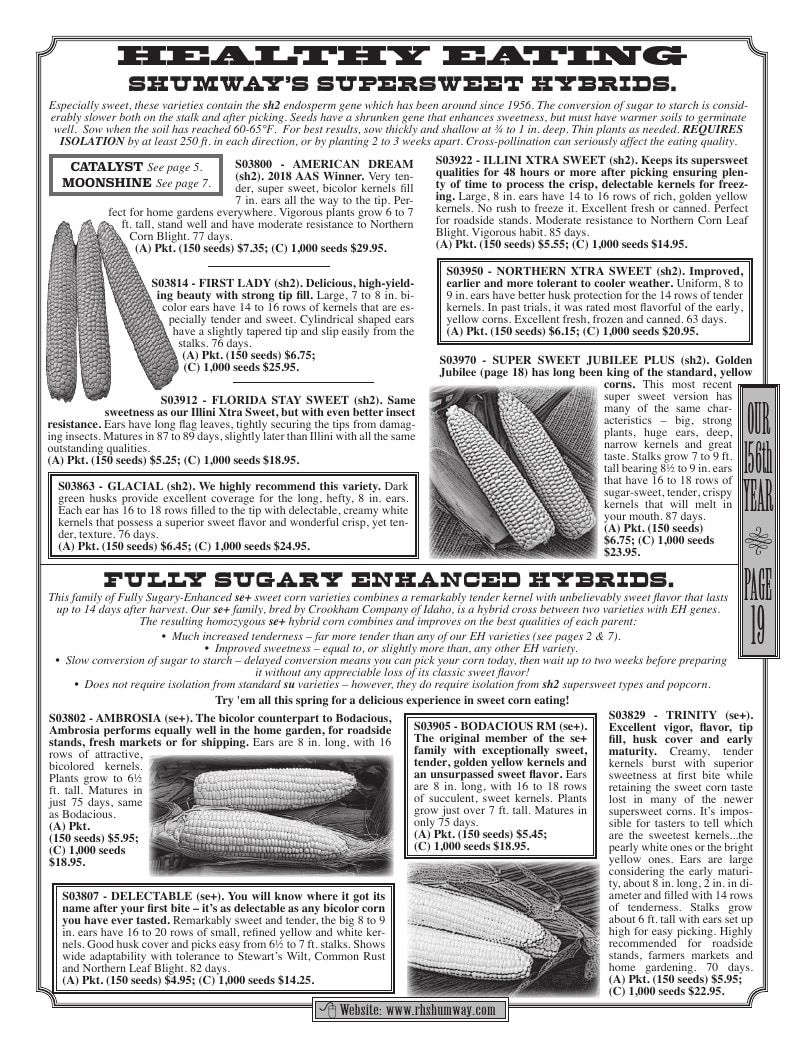 R.H. Shumway Annual Catalog Weekly Ad January 1 - December 31, 2026