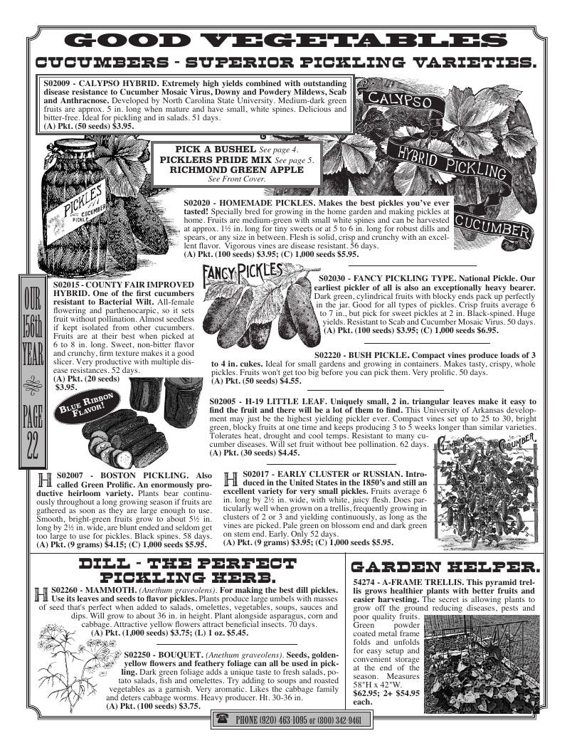 R.H. Shumway Annual Catalog Weekly Ad January 1 - December 31, 2026