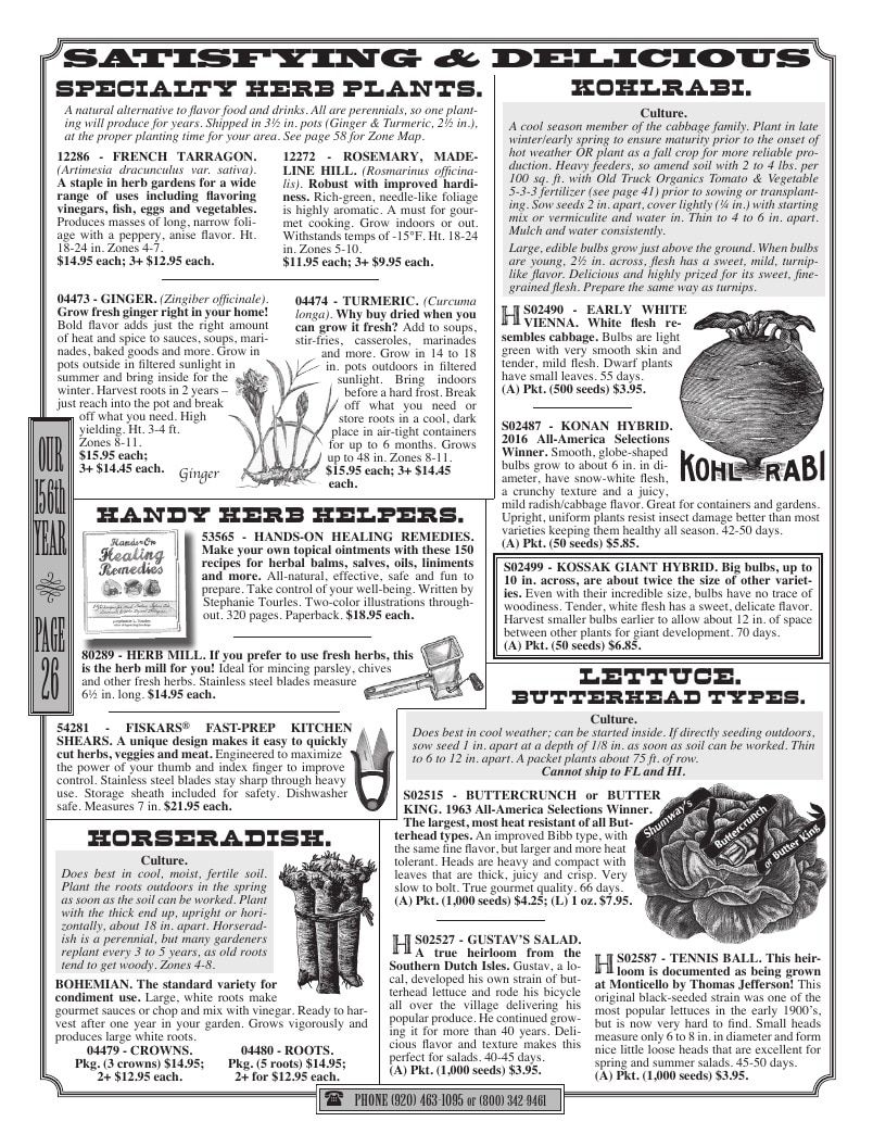 R.H. Shumway Annual Catalog Weekly Ad January 1 - December 31, 2026