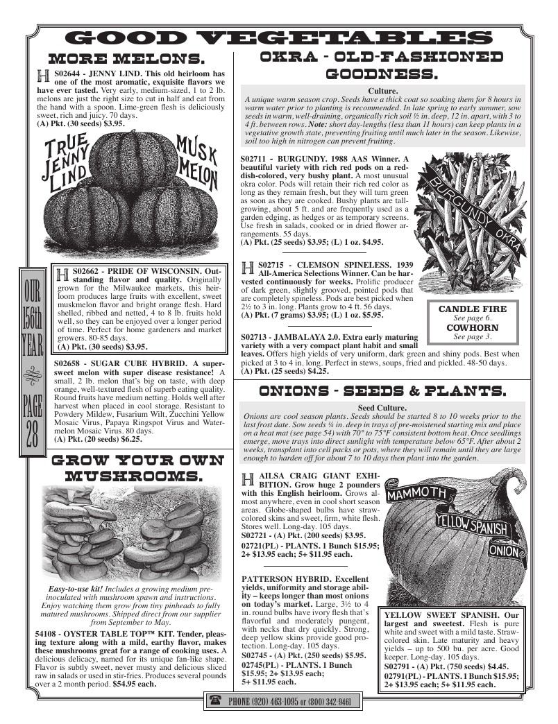R.H. Shumway Annual Catalog Weekly Ad January 1 - December 31, 2026