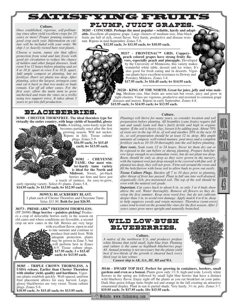 R.H. Shumway Annual Catalog Weekly Ad January 1 - December 31, 2026