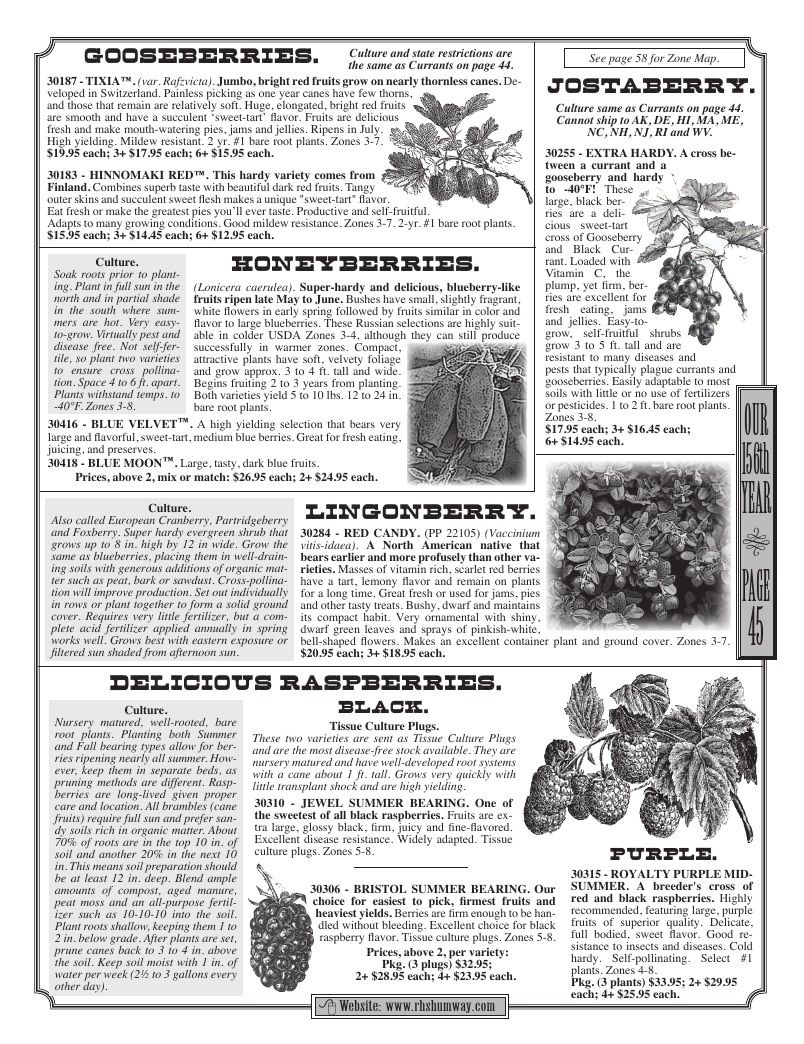 R.H. Shumway Annual Catalog Weekly Ad January 1 - December 31, 2026