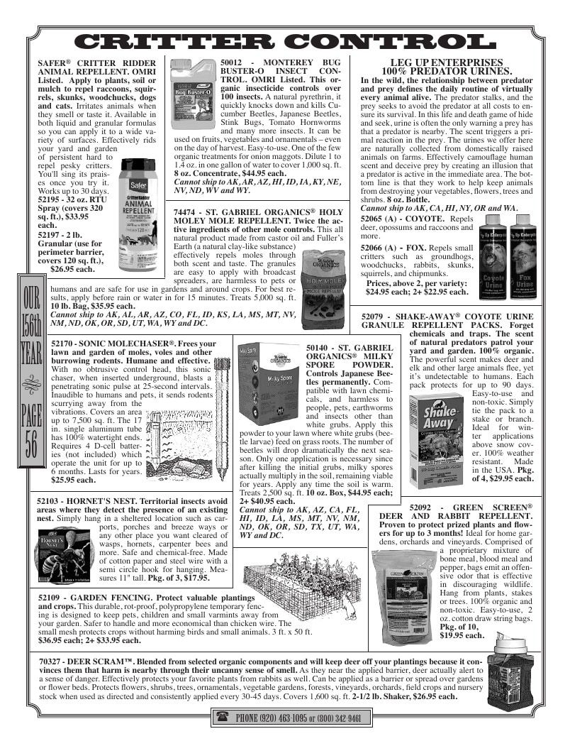 R.H. Shumway Annual Catalog Weekly Ad January 1 - December 31, 2026
