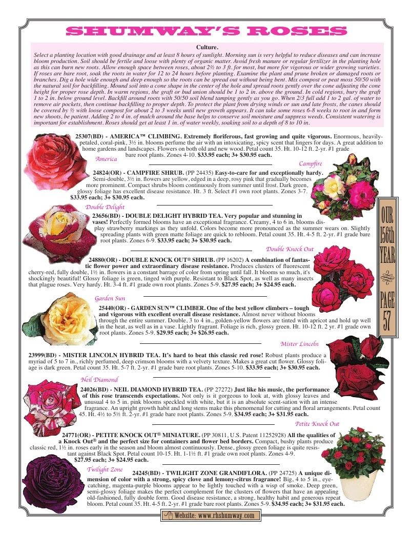 R.H. Shumway Annual Catalog Weekly Ad January 1 - December 31, 2026