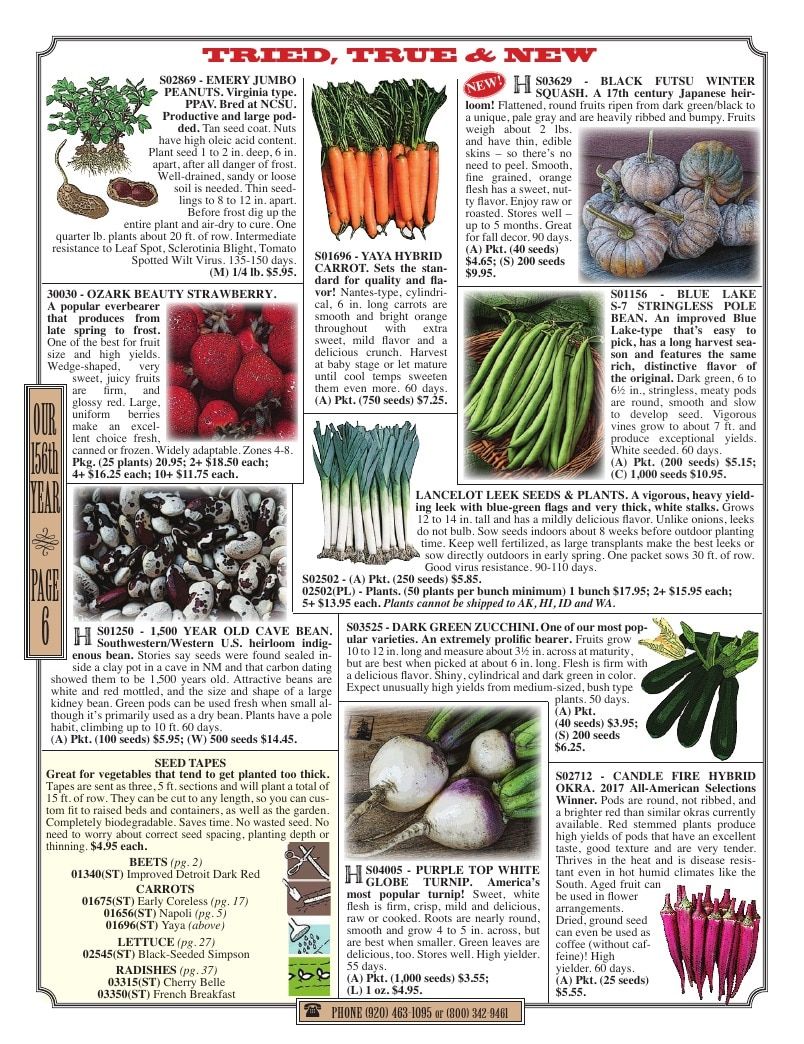 R.H. Shumway Annual Catalog Weekly Ad January 1 - December 31, 2026