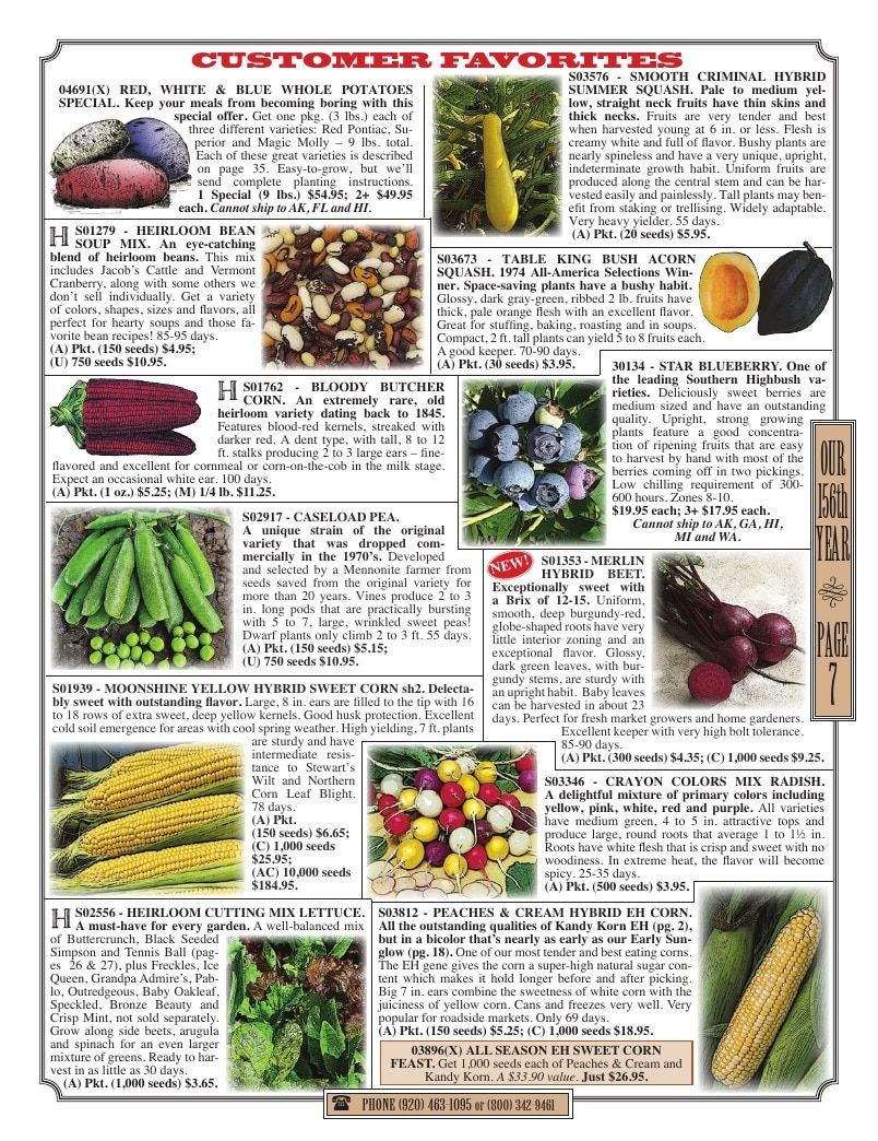 R.H. Shumway Annual Catalog Weekly Ad January 1 - December 31, 2026