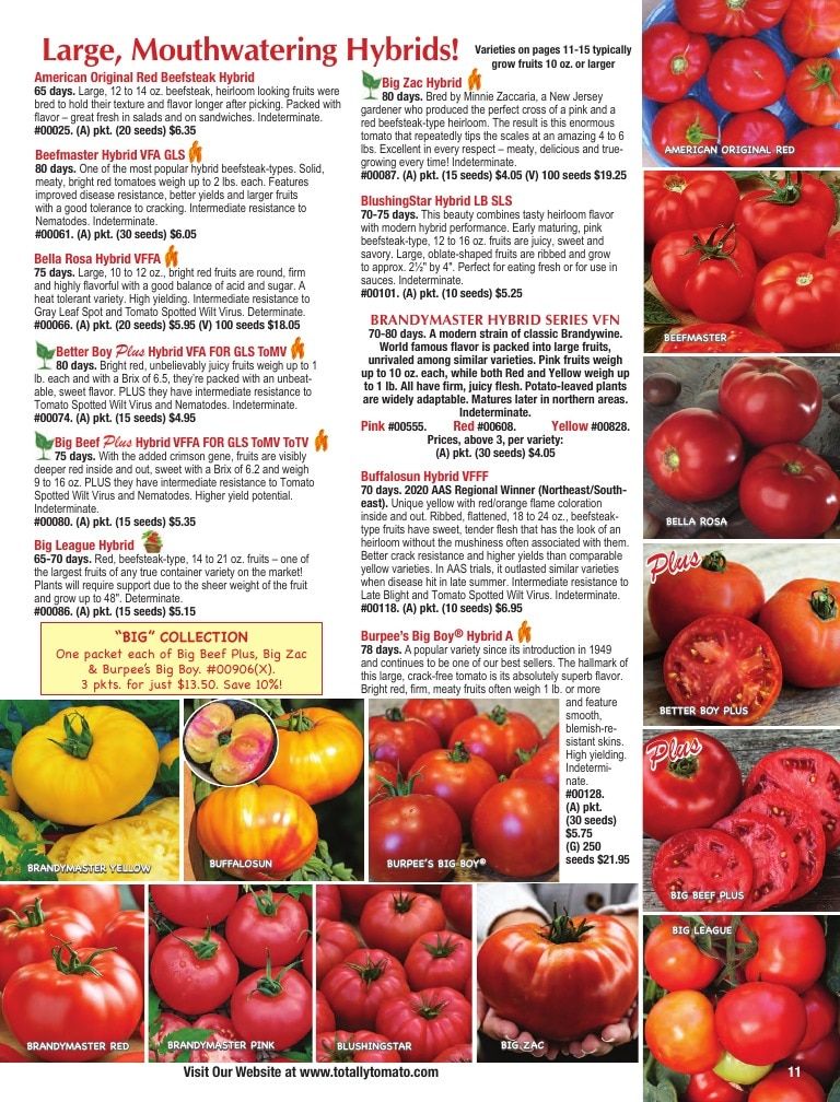 Totally Tomatoes Annual Catalog Weekly Ad January 1 - December 31, 2026