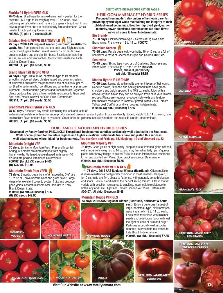 Totally Tomatoes Annual Catalog Weekly Ad January 1 - December 31, 2026
