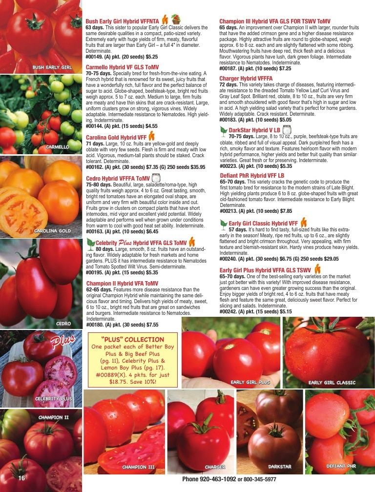 Totally Tomatoes Annual Catalog Weekly Ad January 1 - December 31, 2026