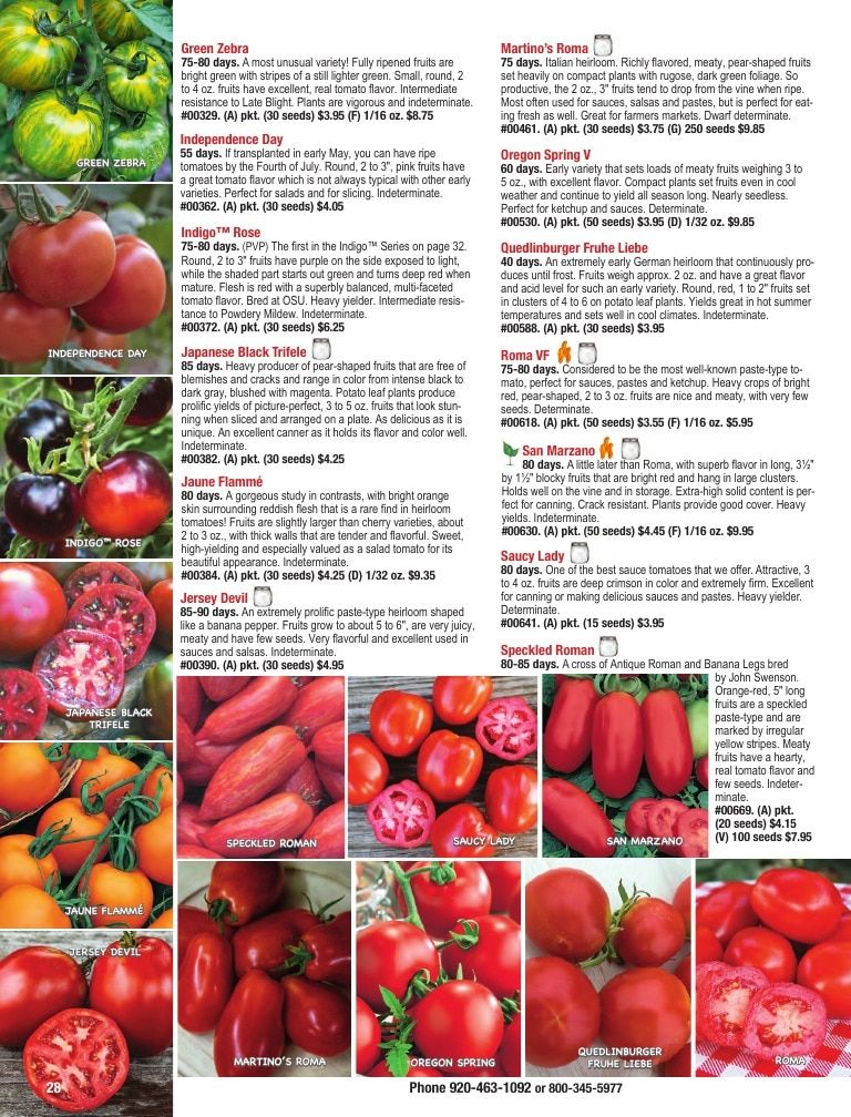 Totally Tomatoes Annual Catalog Weekly Ad January 1 - December 31, 2026