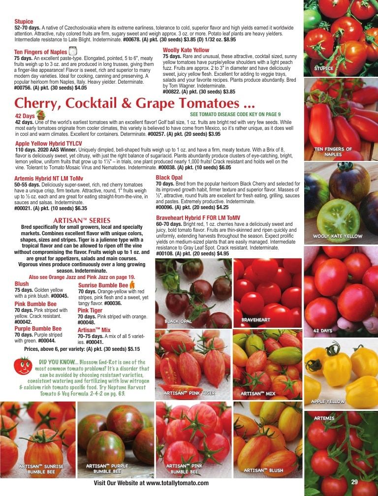 Totally Tomatoes Annual Catalog Weekly Ad January 1 - December 31, 2026