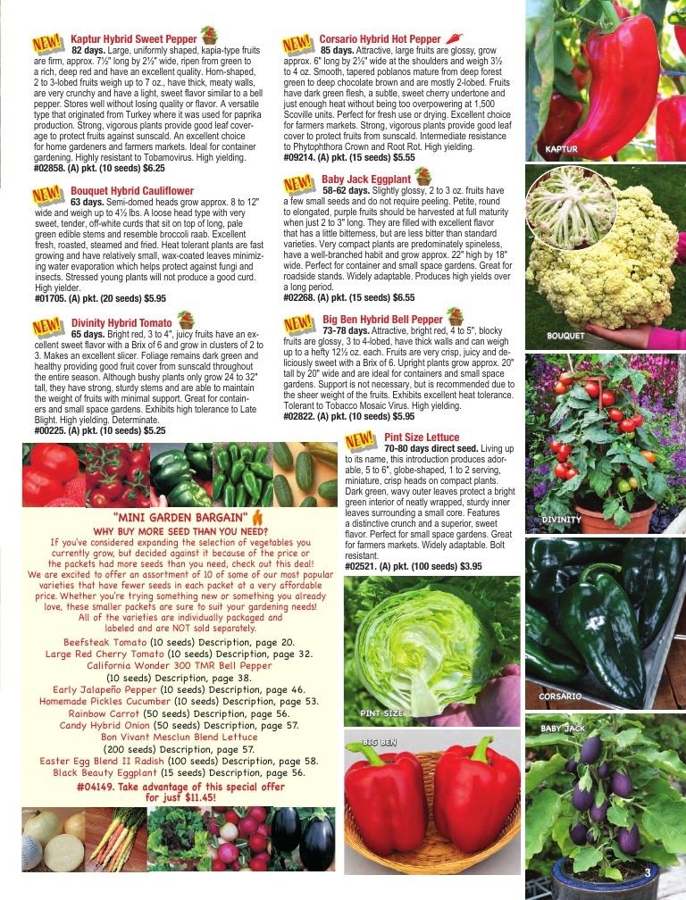 Totally Tomatoes Annual Catalog Weekly Ad January 1 - December 31, 2026
