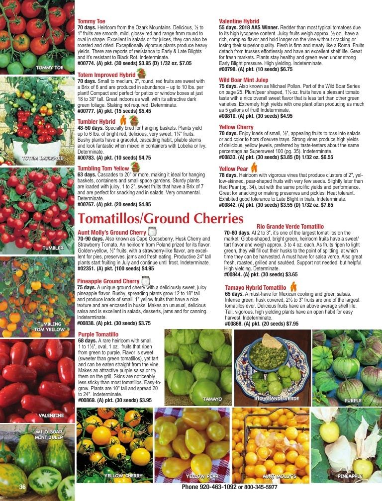 Totally Tomatoes Annual Catalog Weekly Ad January 1 - December 31, 2026