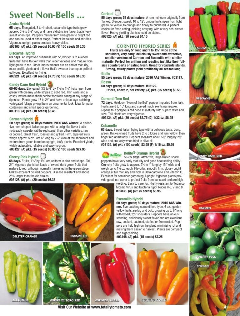 Totally Tomatoes Annual Catalog Weekly Ad January 1 - December 31, 2026