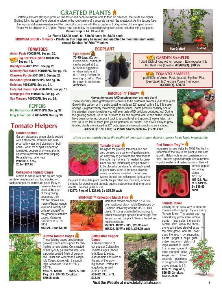 Totally Tomatoes Annual Catalog Weekly Ad January 1 - December 31, 2026