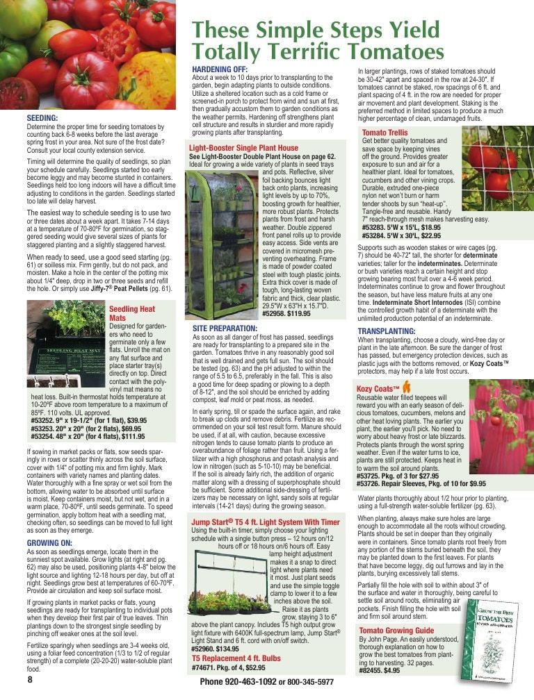 Totally Tomatoes Annual Catalog Weekly Ad January 1 - December 31, 2026