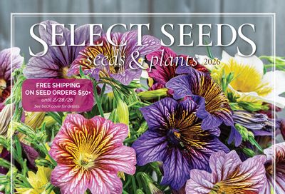 Select Seeds Annual Catalog Weekly Ad January 1 - December 31, 2026