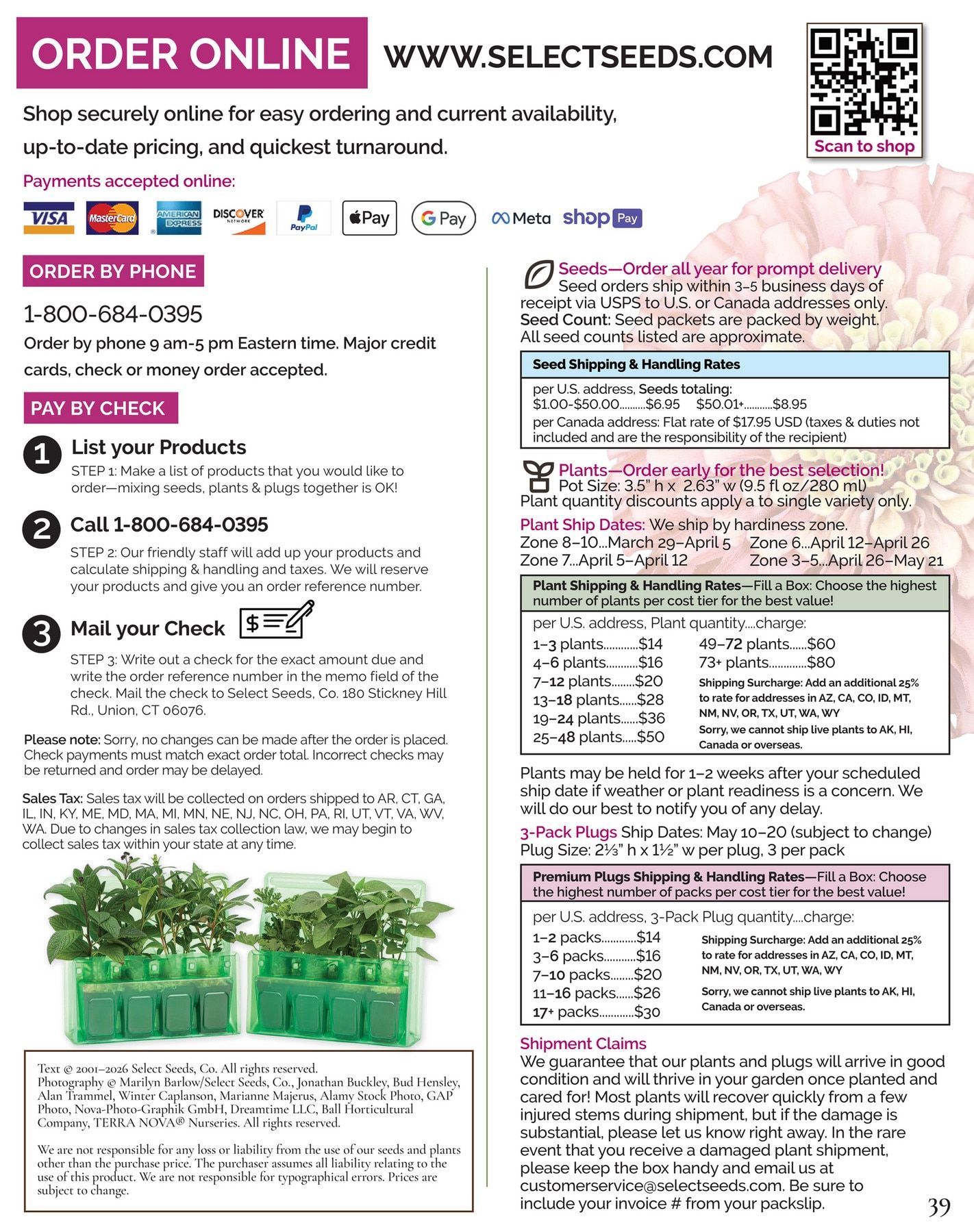 Select Seeds Annual Catalog Weekly Ad January 1 - December 31, 2026