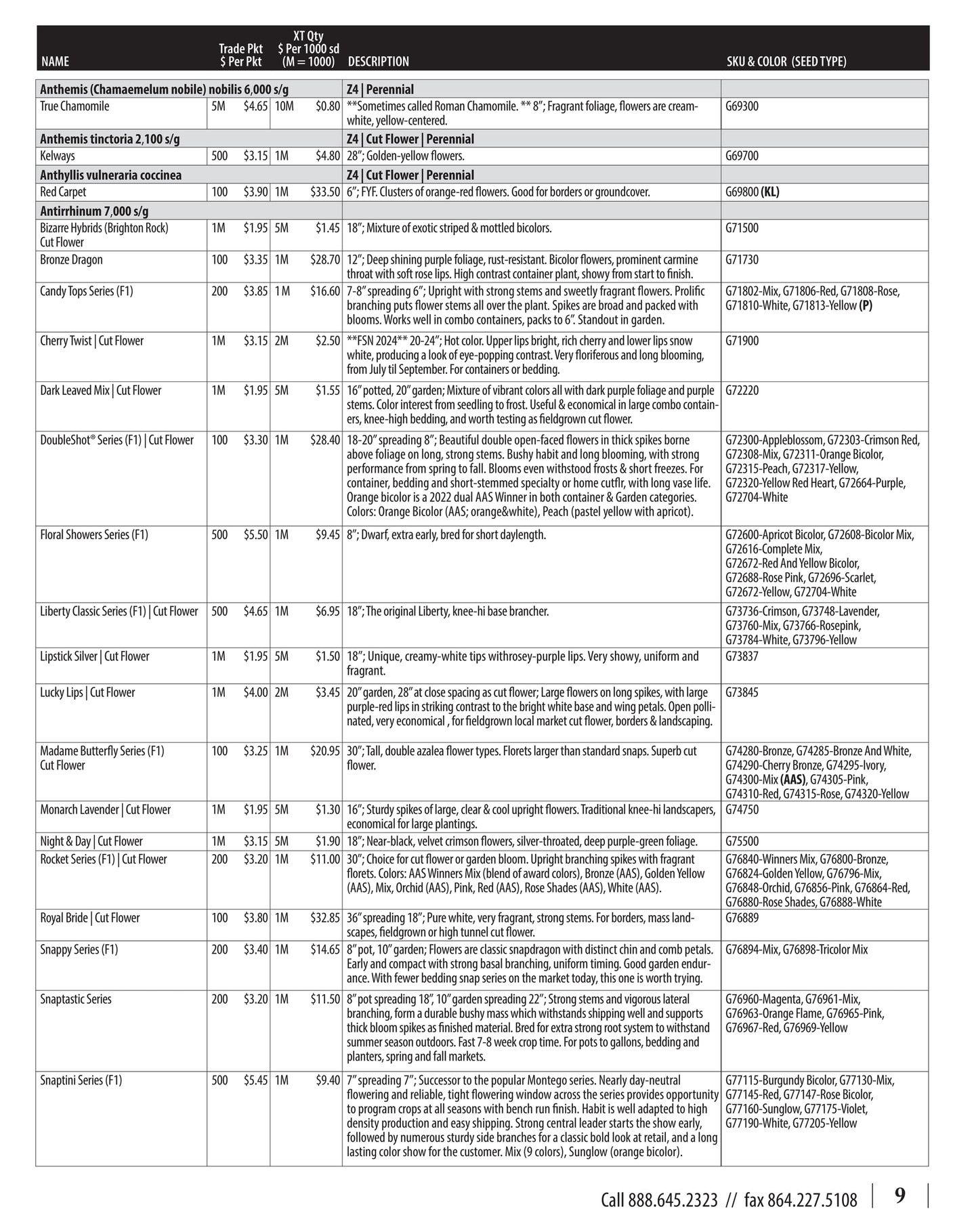GeoSeed Professional Seed Catalog Weekly Ad July 1, 2026 - June 30, 2027