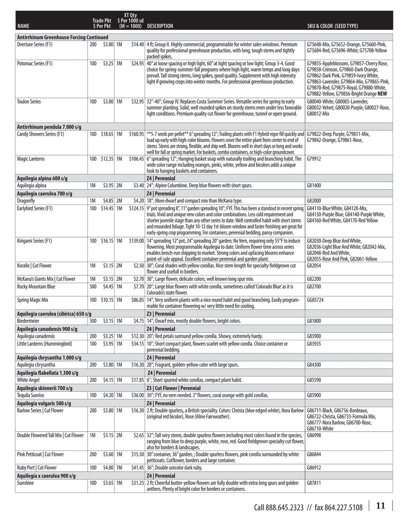 GeoSeed Professional Seed Catalog Weekly Ad July 1, 2026 - June 30, 2027