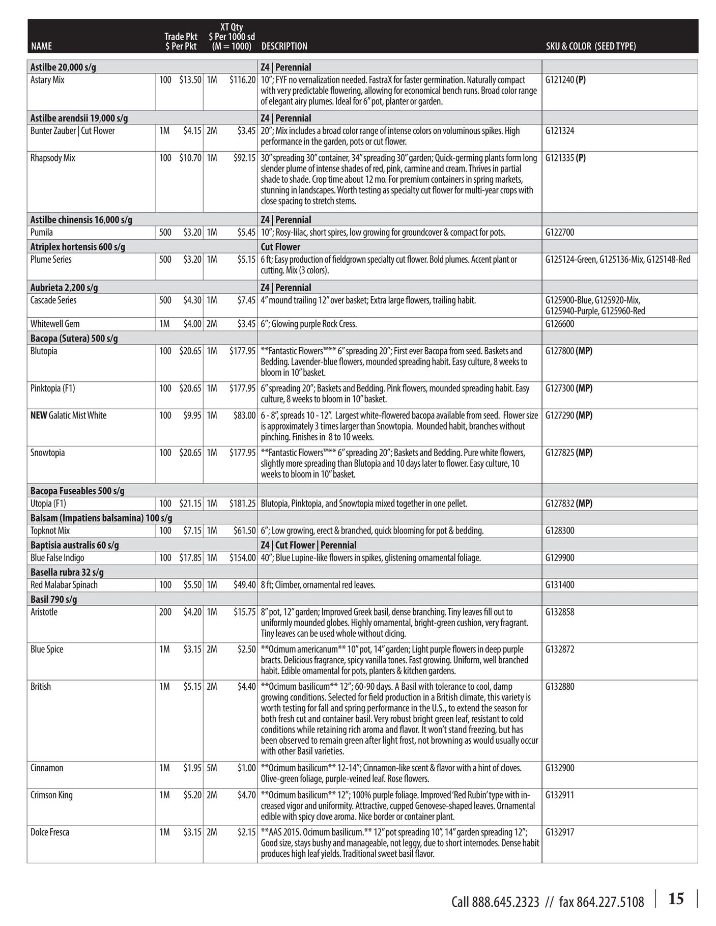 GeoSeed Professional Seed Catalog Weekly Ad July 1, 2026 - June 30, 2027