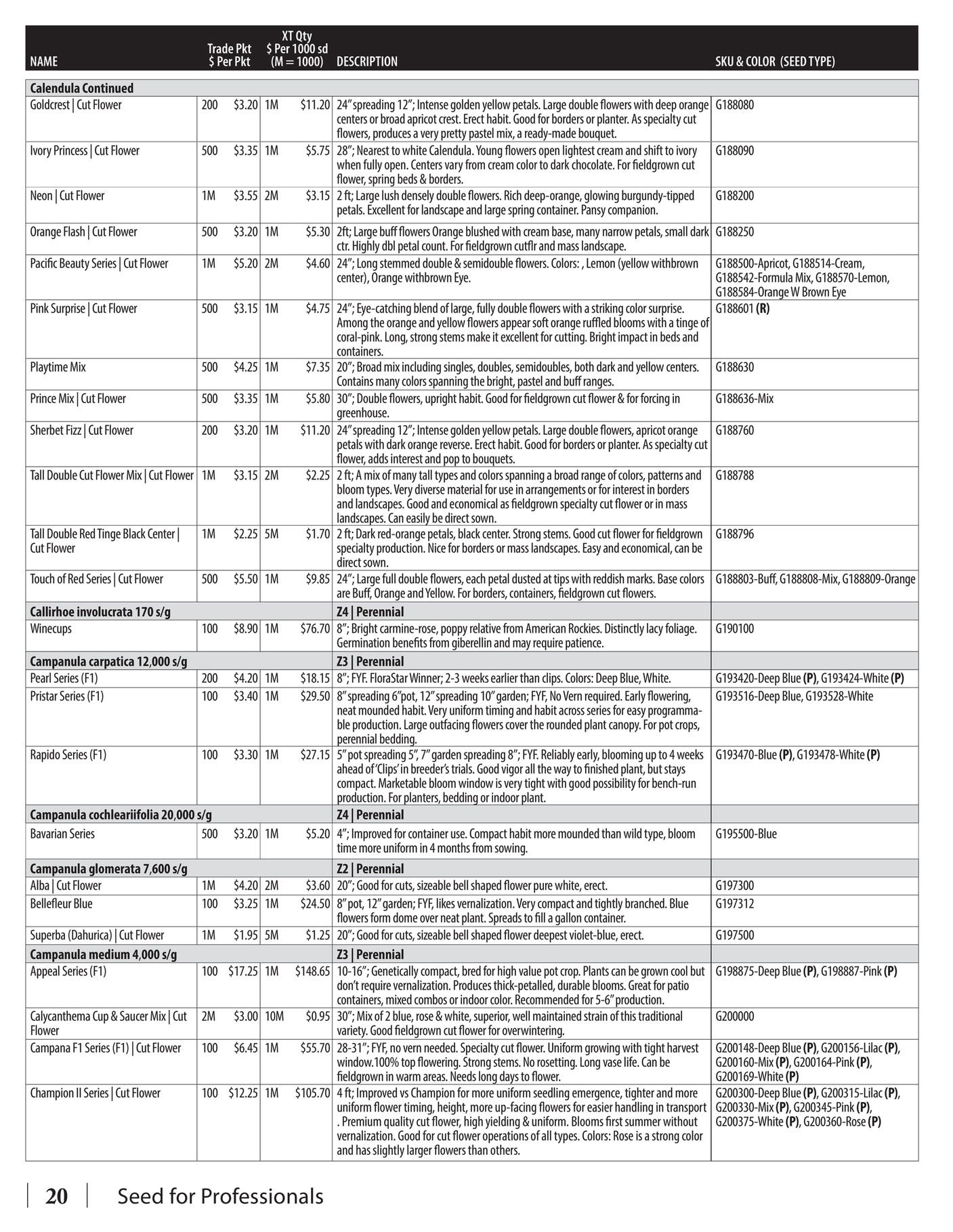 GeoSeed Professional Seed Catalog Weekly Ad July 1, 2026 - June 30, 2027