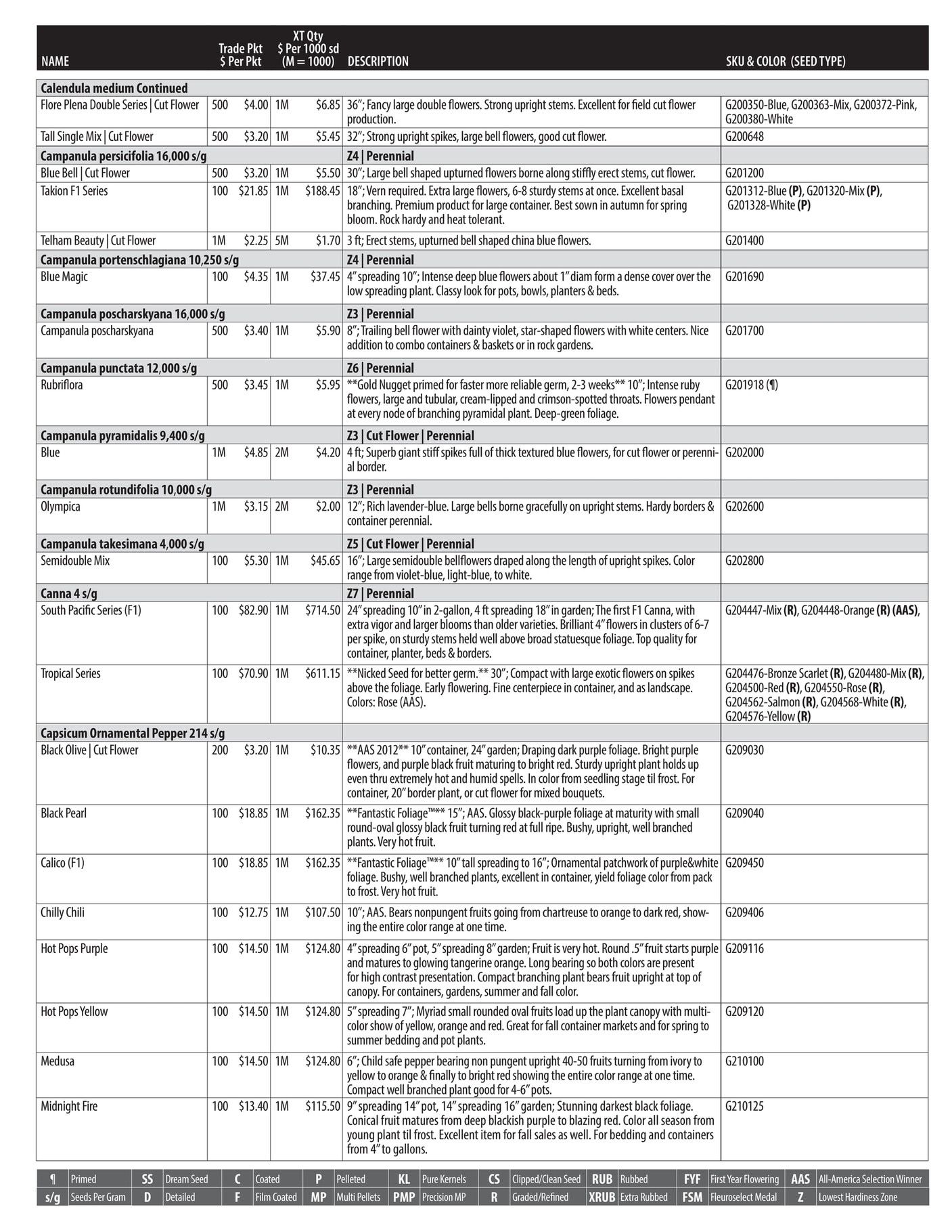 GeoSeed Professional Seed Catalog Weekly Ad July 1, 2026 - June 30, 2027