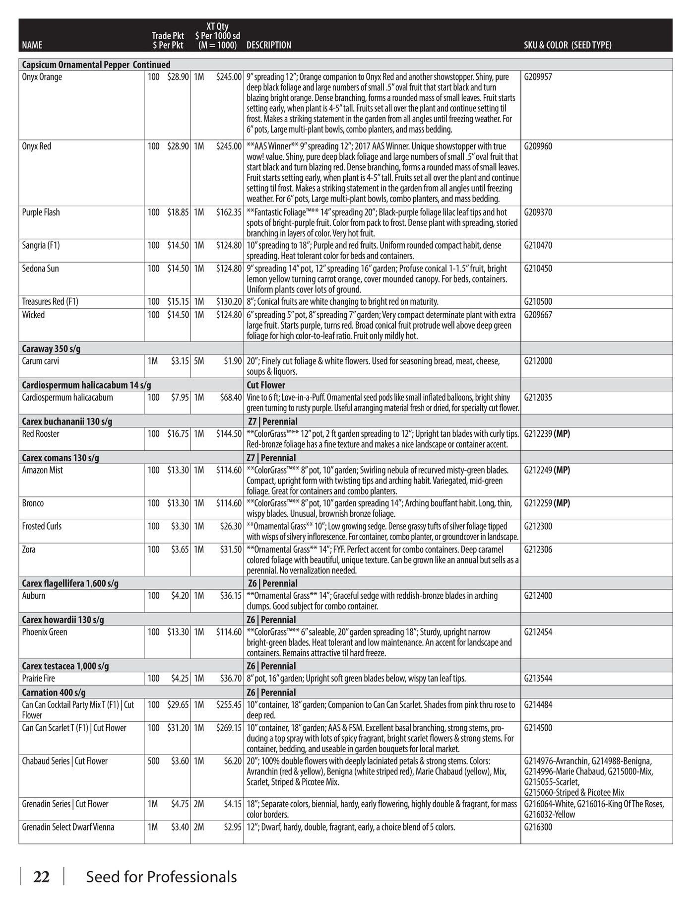 GeoSeed Professional Seed Catalog Weekly Ad July 1, 2026 - June 30, 2027
