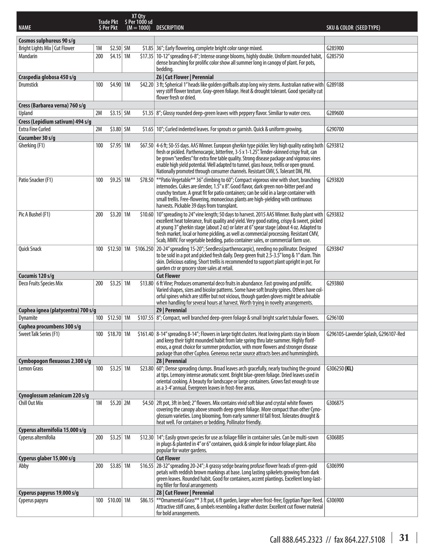 GeoSeed Professional Seed Catalog Weekly Ad July 1, 2026 - June 30, 2027