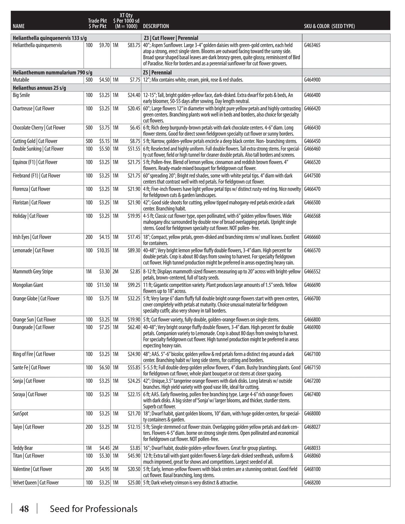 GeoSeed Professional Seed Catalog Weekly Ad July 1, 2026 - June 30, 2027