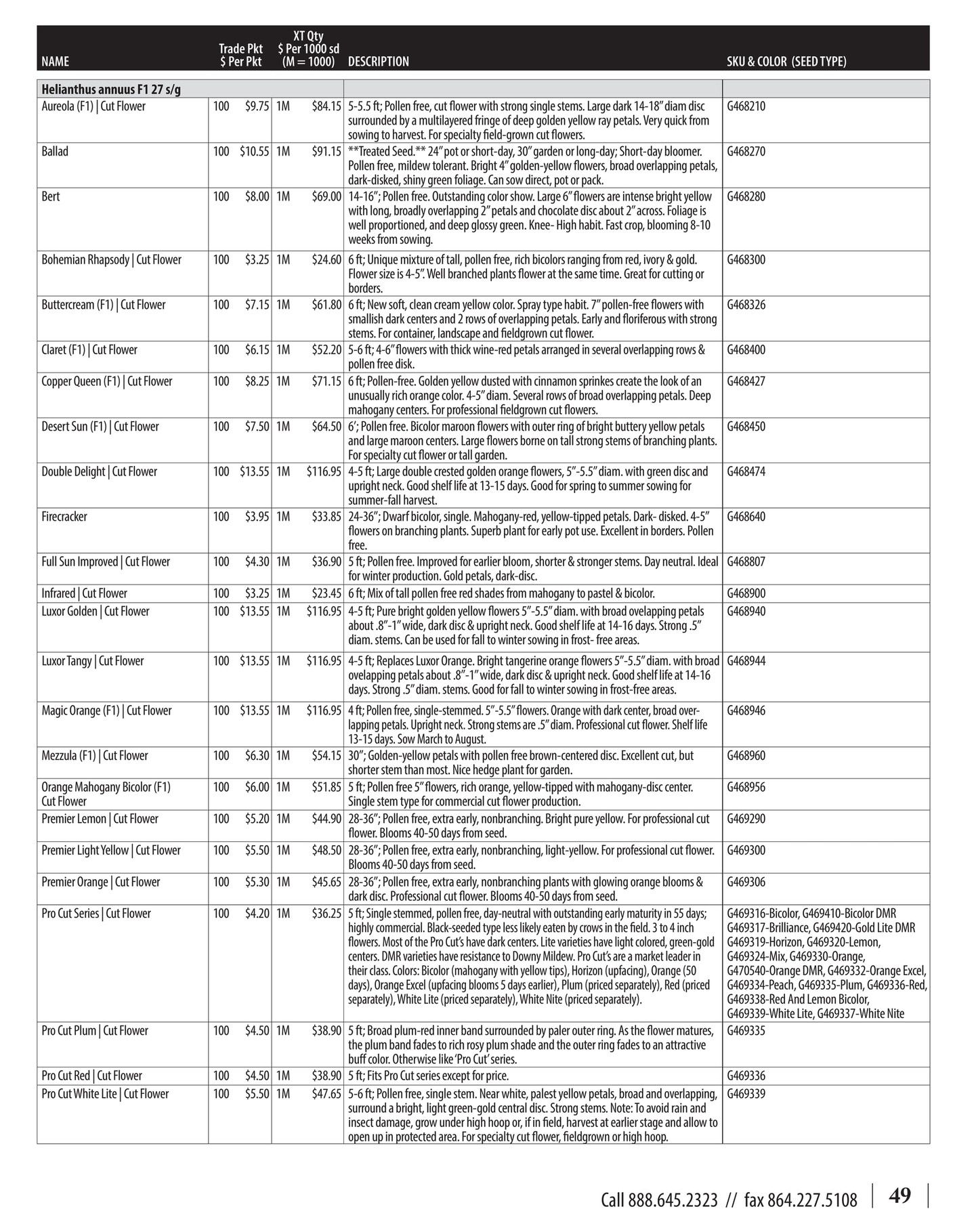 GeoSeed Professional Seed Catalog Weekly Ad July 1, 2026 - June 30, 2027
