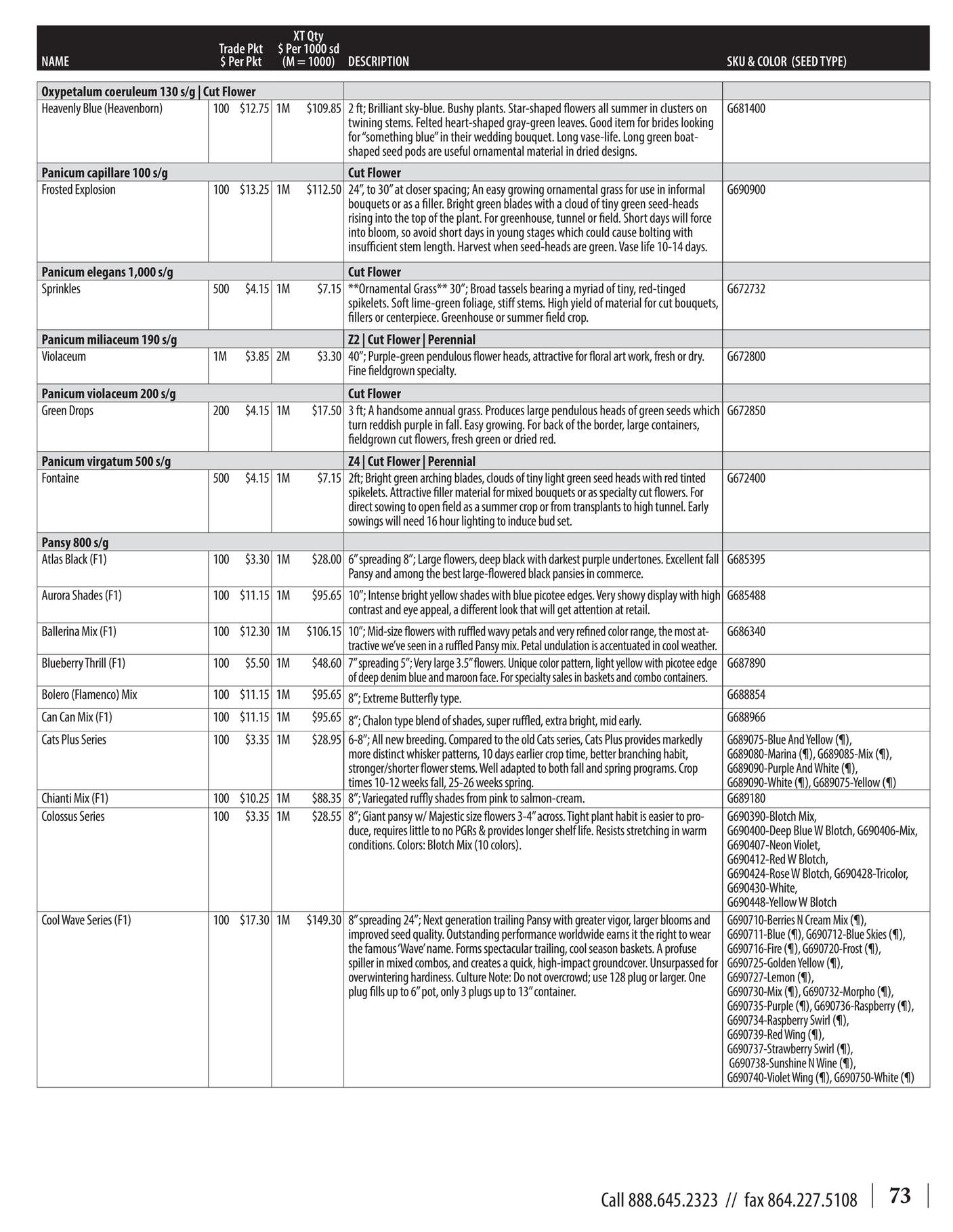 GeoSeed Professional Seed Catalog Weekly Ad July 1, 2026 - June 30, 2027