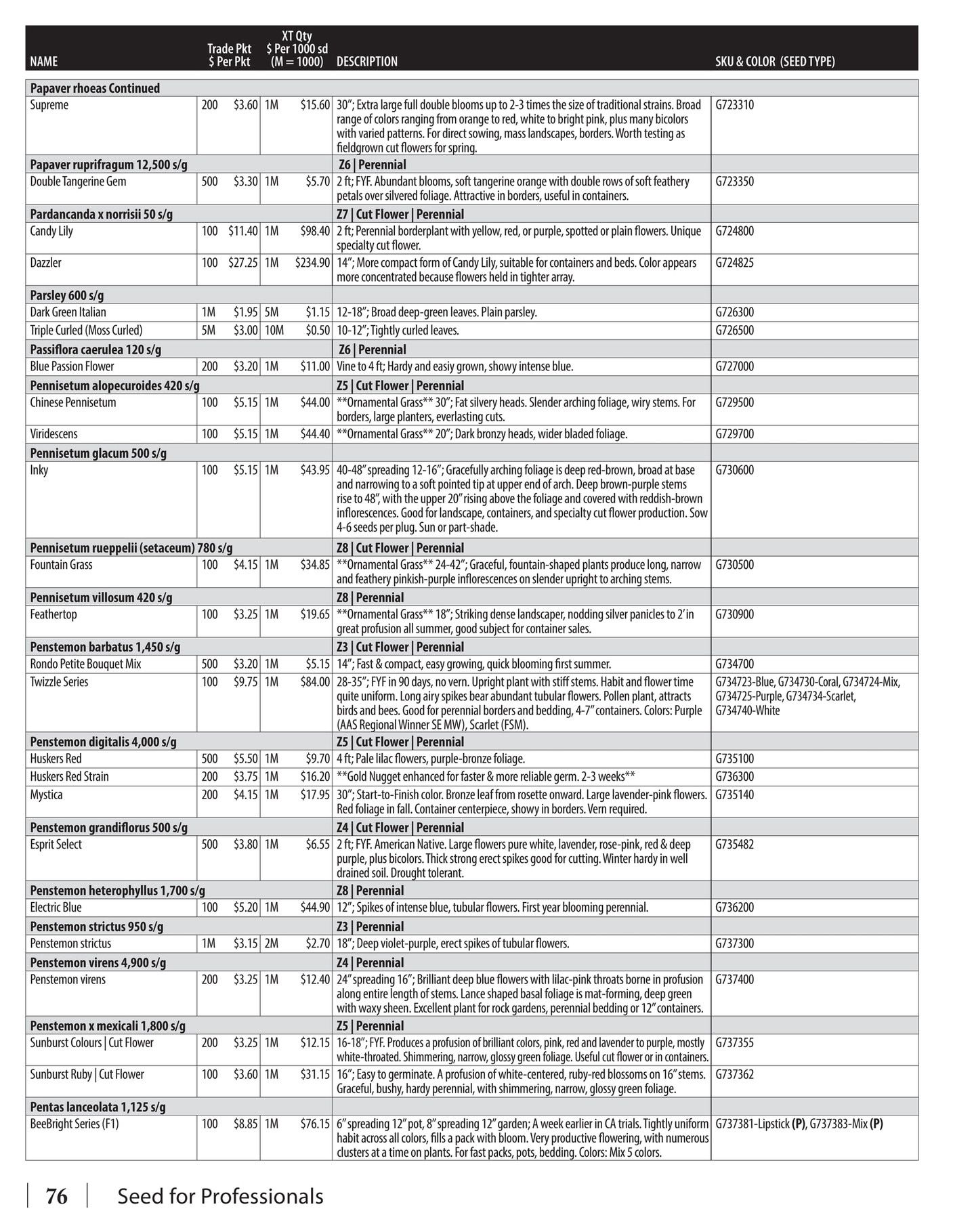 GeoSeed Professional Seed Catalog Weekly Ad July 1, 2026 - June 30, 2027