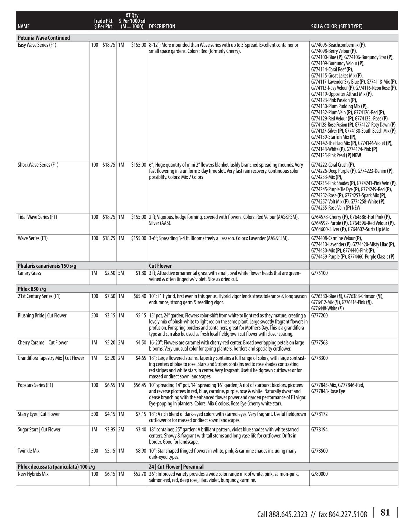 GeoSeed Professional Seed Catalog Weekly Ad July 1, 2026 - June 30, 2027