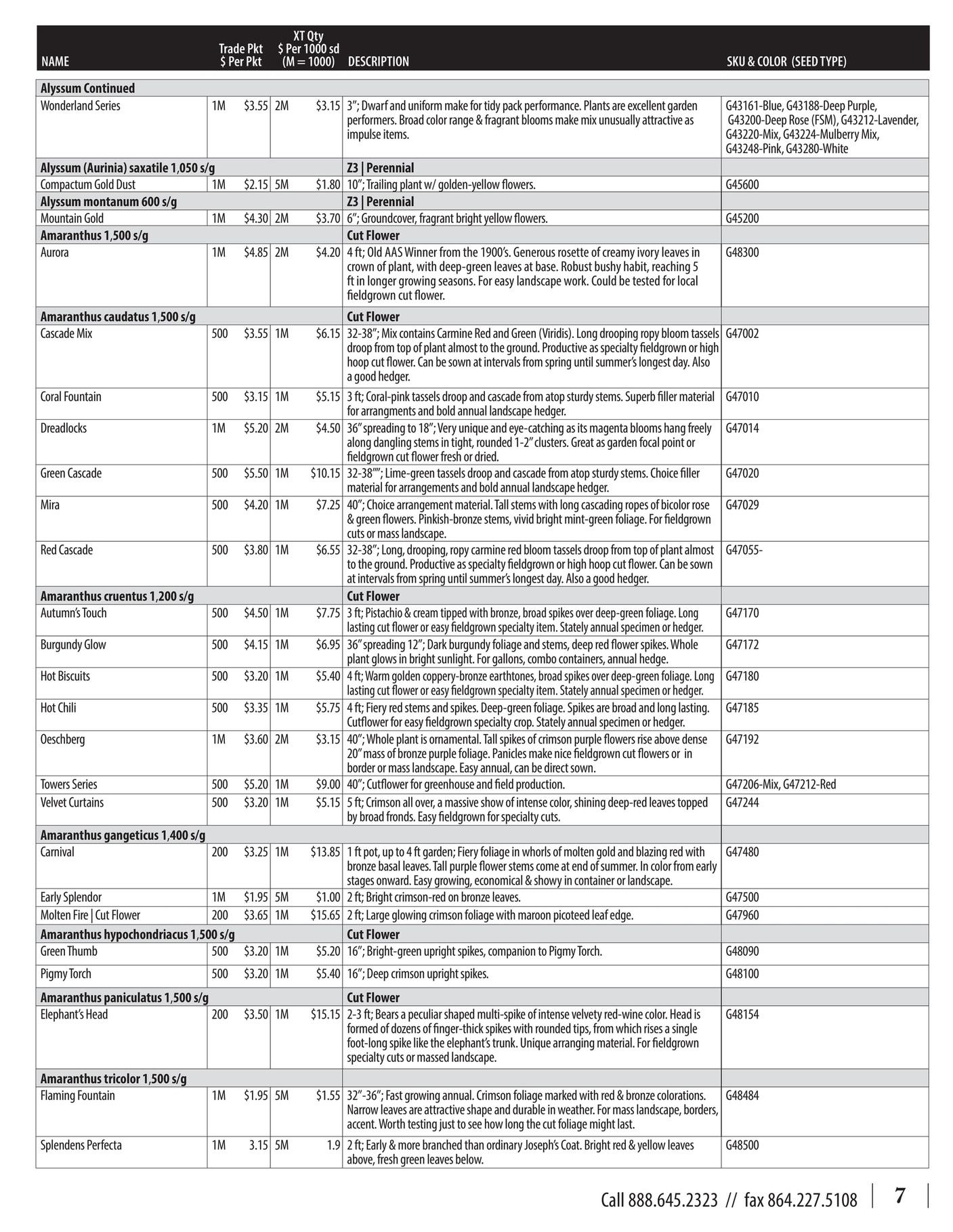 GeoSeed Professional Seed Catalog Weekly Ad July 1, 2026 - June 30, 2027
