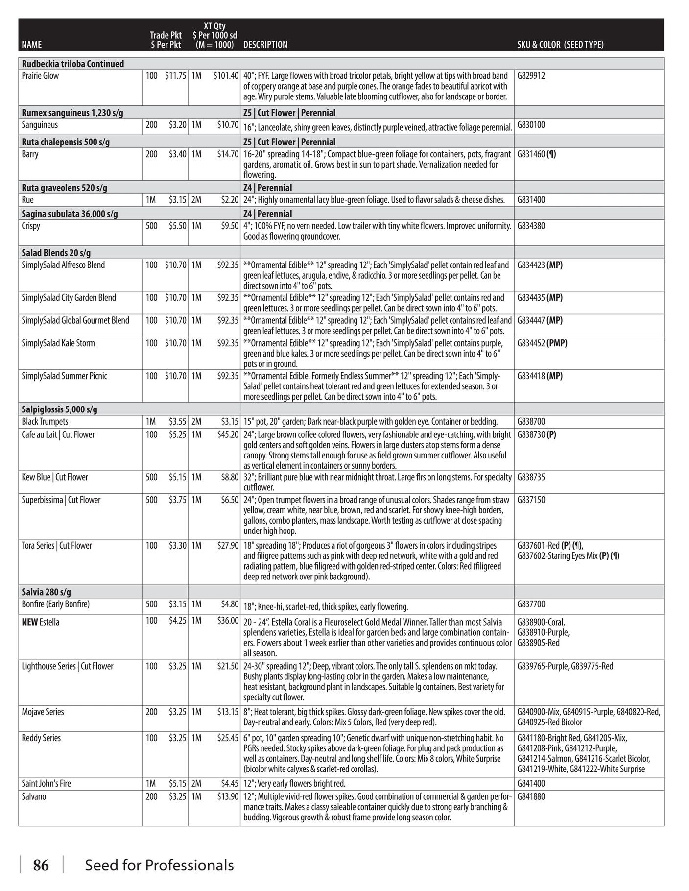 GeoSeed Professional Seed Catalog Weekly Ad July 1, 2026 - June 30, 2027
