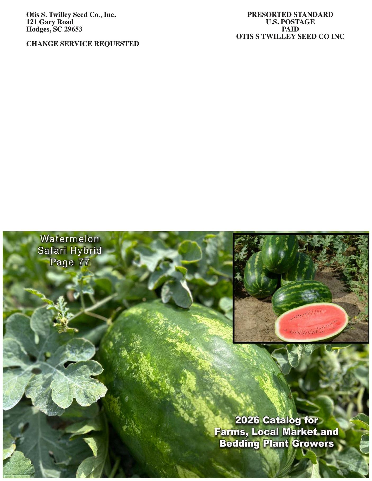 Twilley Seed Professional Seed Catalog Weekly Ad July 1, 2025 - December 31, 2026