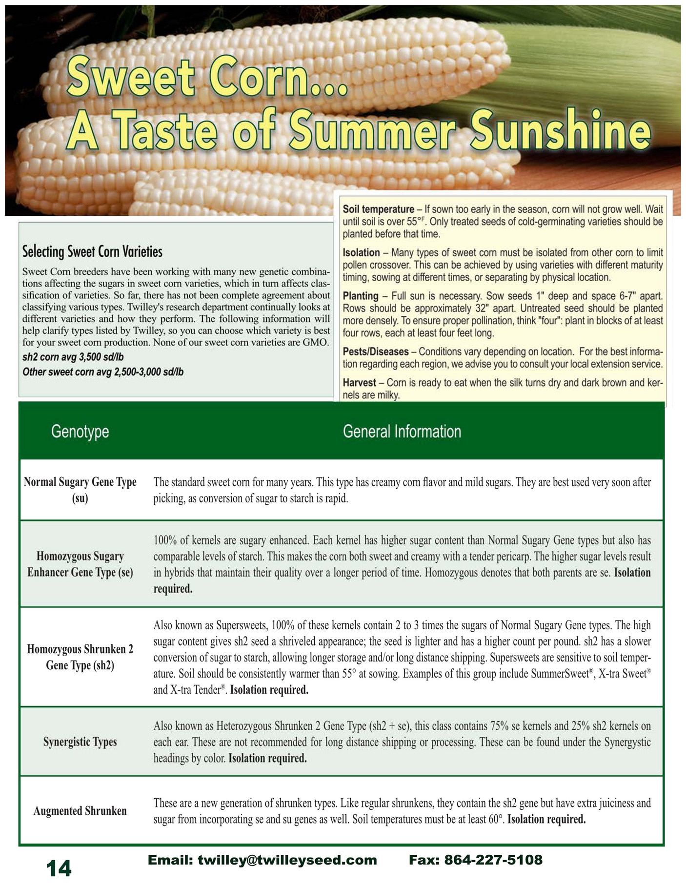 Twilley Seed Professional Seed Catalog Weekly Ad July 1, 2025 - December 31, 2026