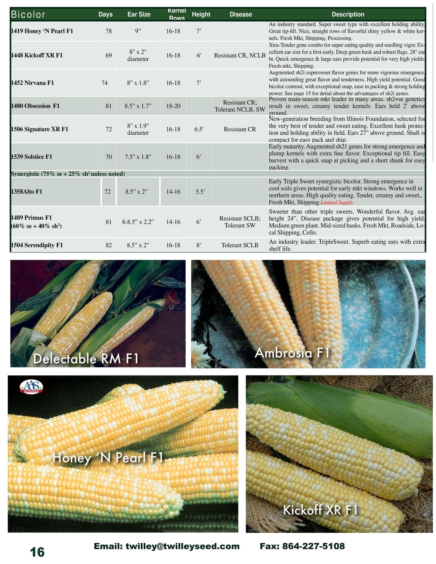 Twilley Seed Professional Seed Catalog Weekly Ad July 1, 2025 - December 31, 2026