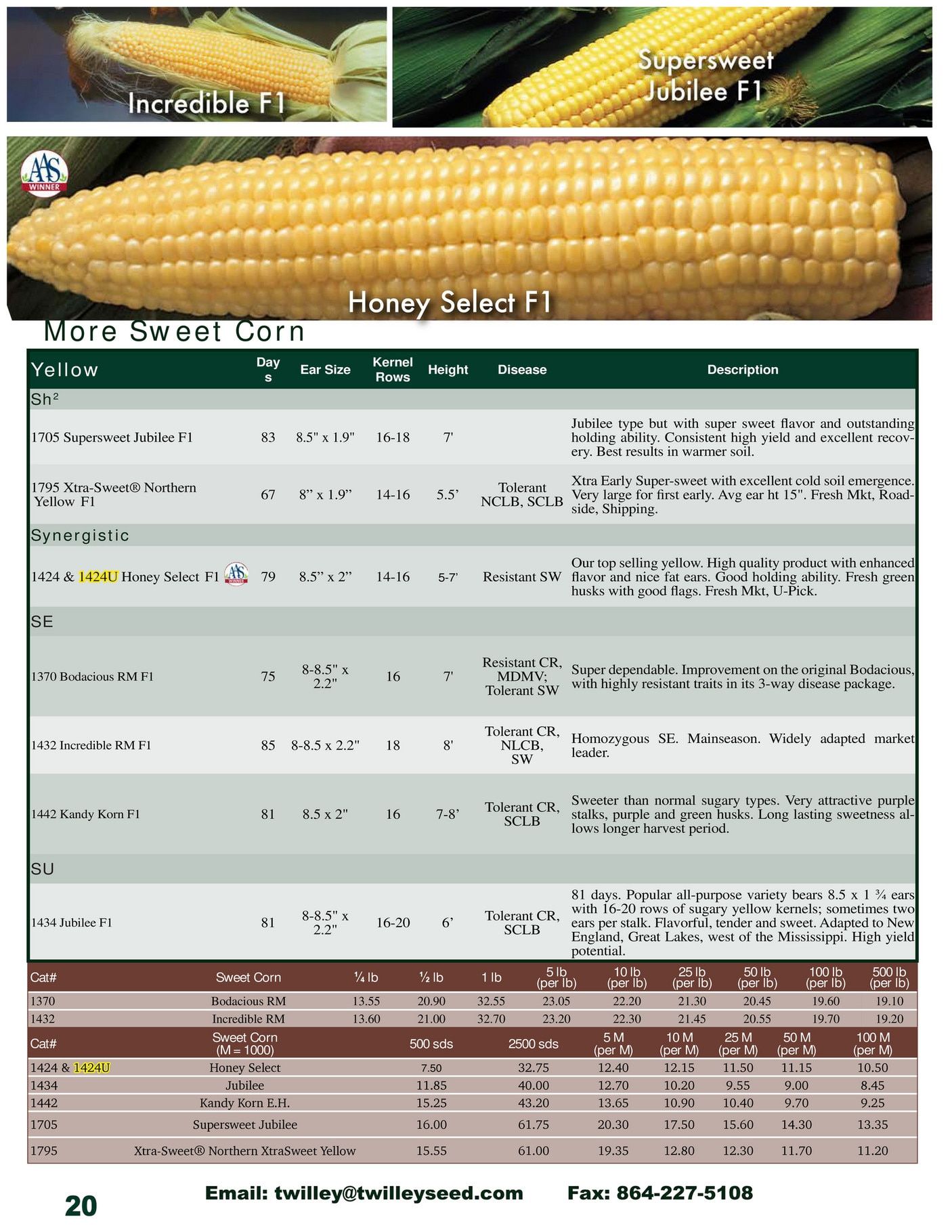 Twilley Seed Professional Seed Catalog Weekly Ad July 1, 2025 - December 31, 2026