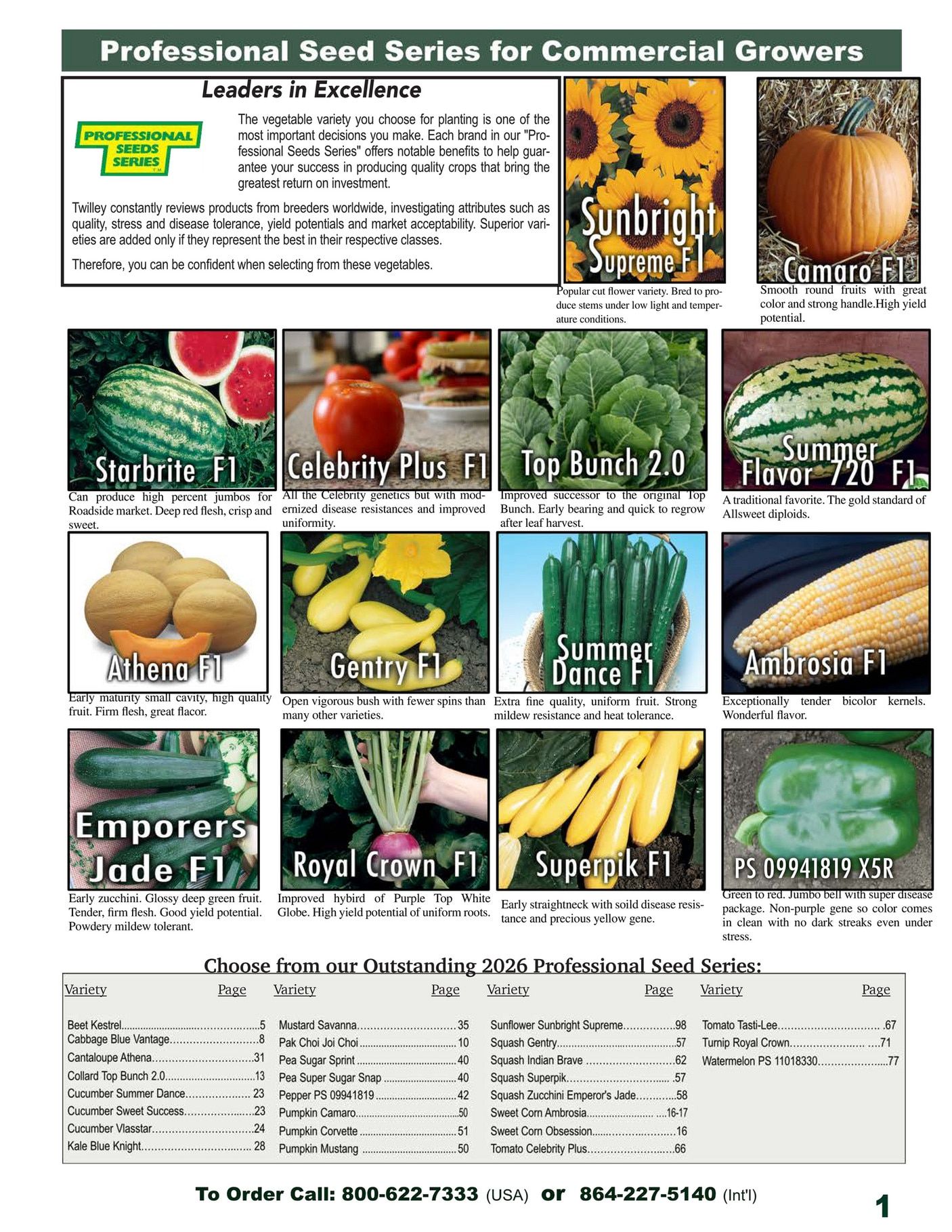 Twilley Seed Professional Seed Catalog Weekly Ad July 1, 2025 - December 31, 2026